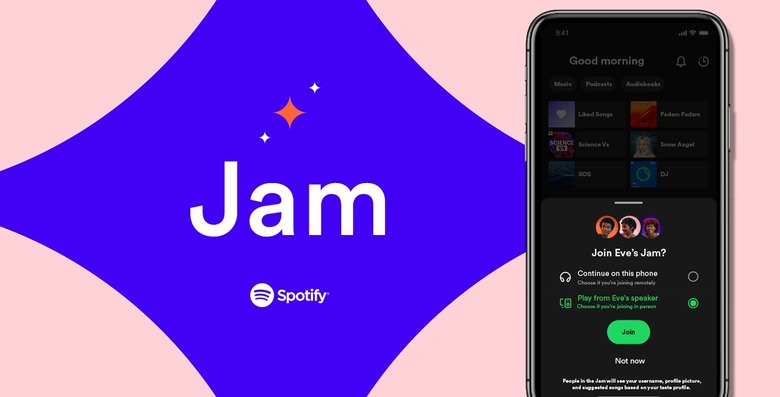 Spotify Jam creates personalized, real-time listening sessions.