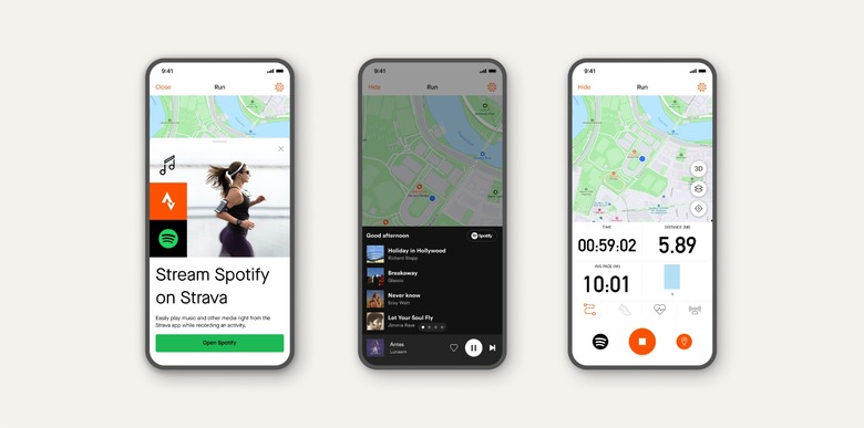 Strava Spotify integration