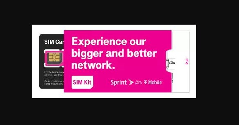 eSIM, T-mobile sprint sim