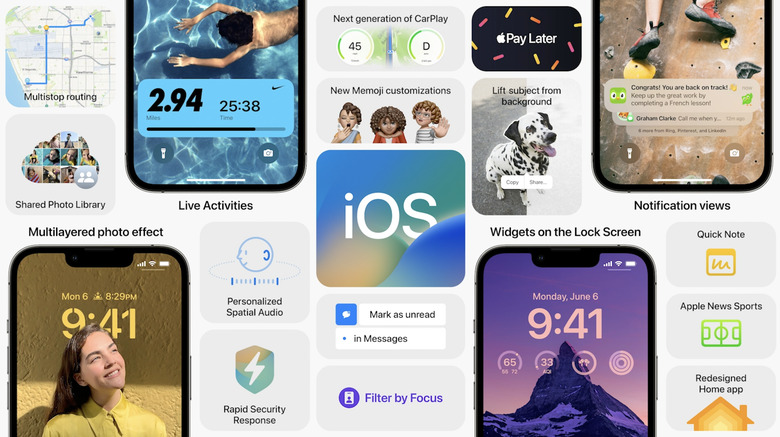 iOS 16 features roundup