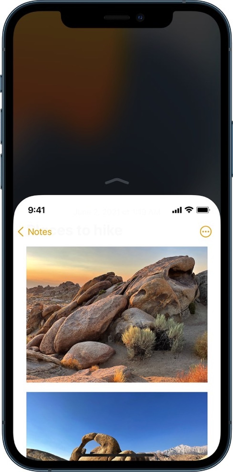 Reachability lowers the iPhone's screen.