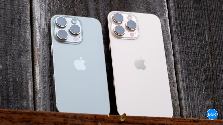 iPhone 16 Pro and 16 Pro Max Back