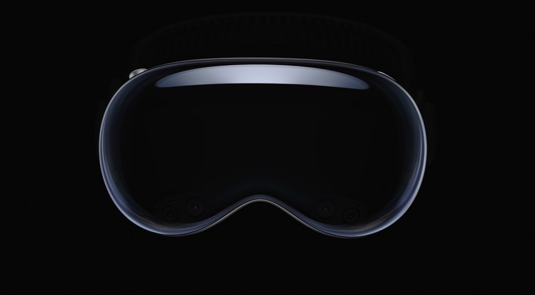 Vision Pro enclosure is made of glass.
