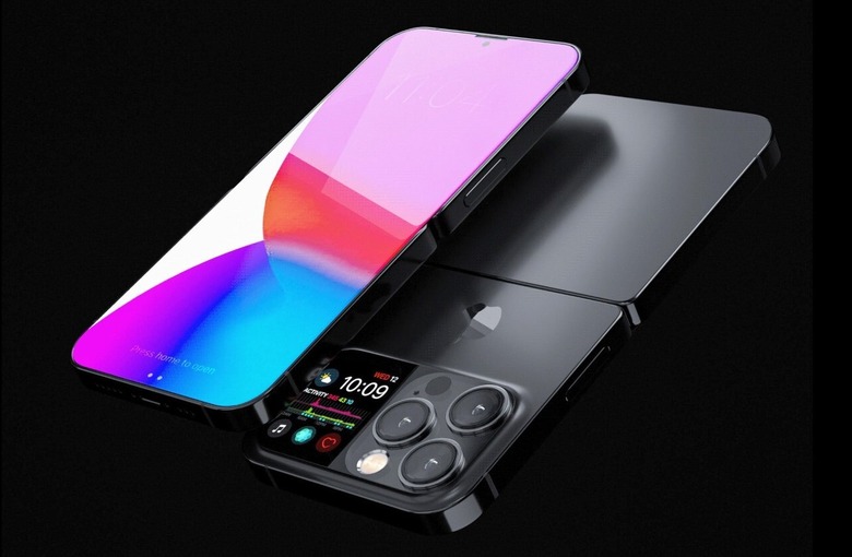iPhone iFold foldable iPhone concept.
