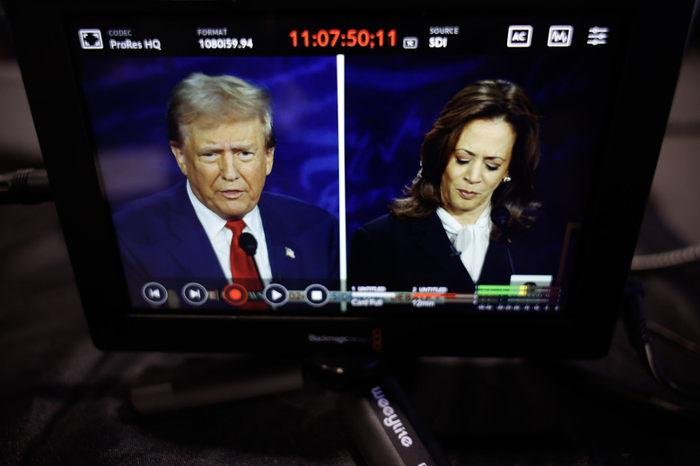 Donald Trump and Kamala Harris