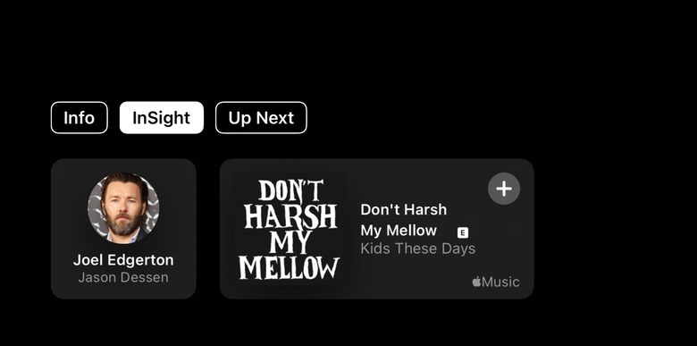 tvOS 18 inSight feature