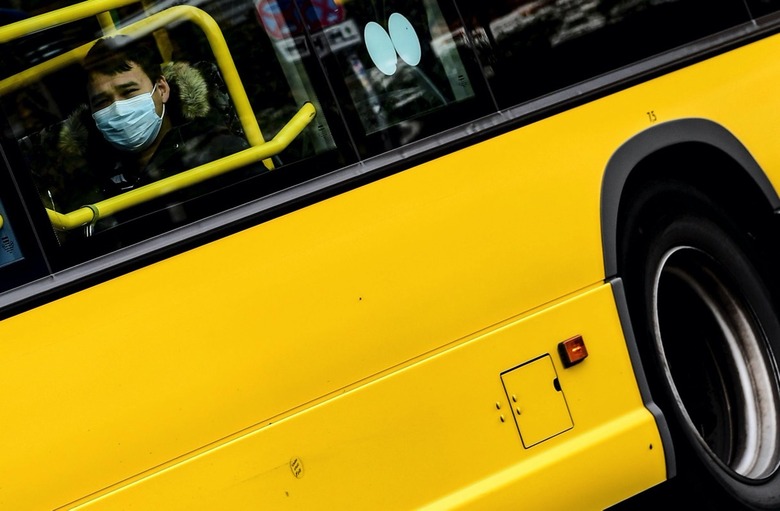 Pariser Platz in Berlin during coronavirus pandemic lockdown, Germany - 15 Apr 2020