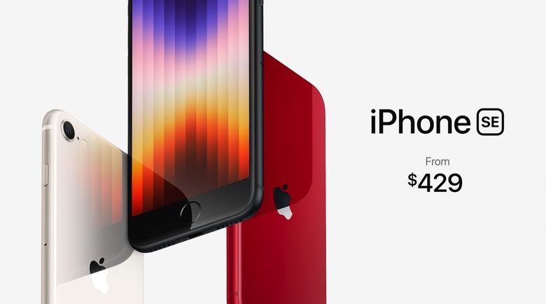 iPhone SE 3 starting price