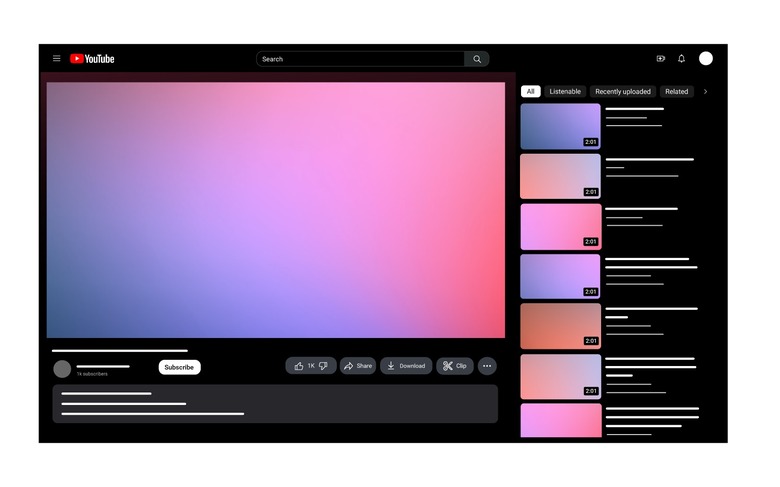 YouTube redesign is rolling out now.