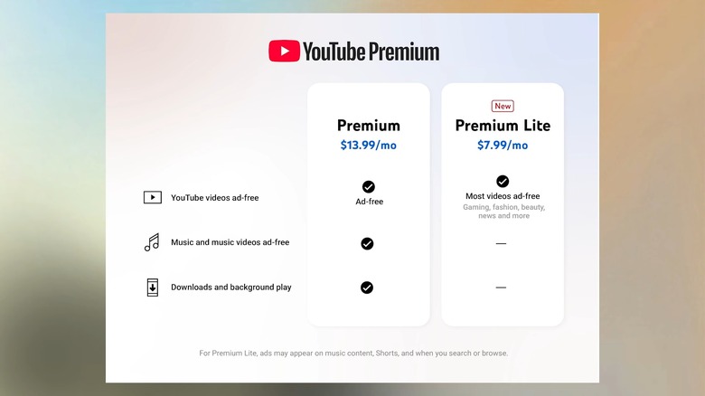 YouTube Premium Lite now available in the US.