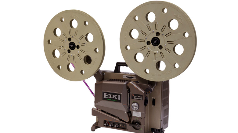 The Eiki 16mm slot load projector