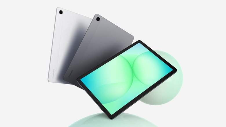 The front and back of the Samsung Galaxy Tab A11+ tablet.