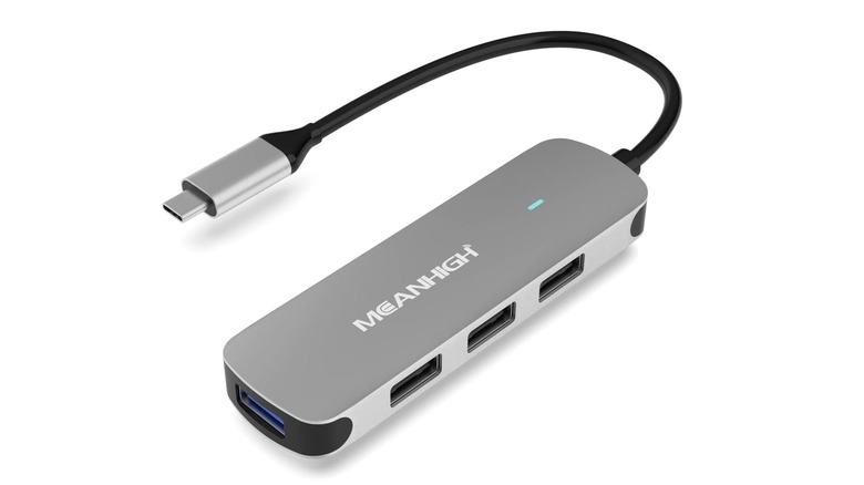 The Meanhigh USB-C Hub on a white background.