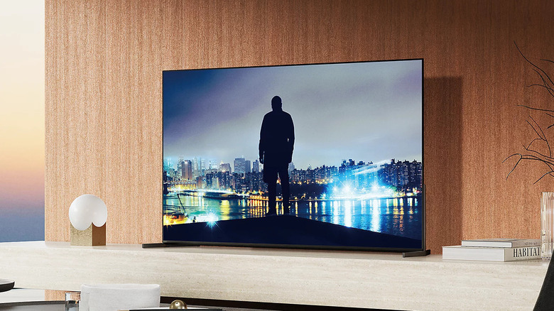 The Sony Bravia 8 II TV placed in a living room