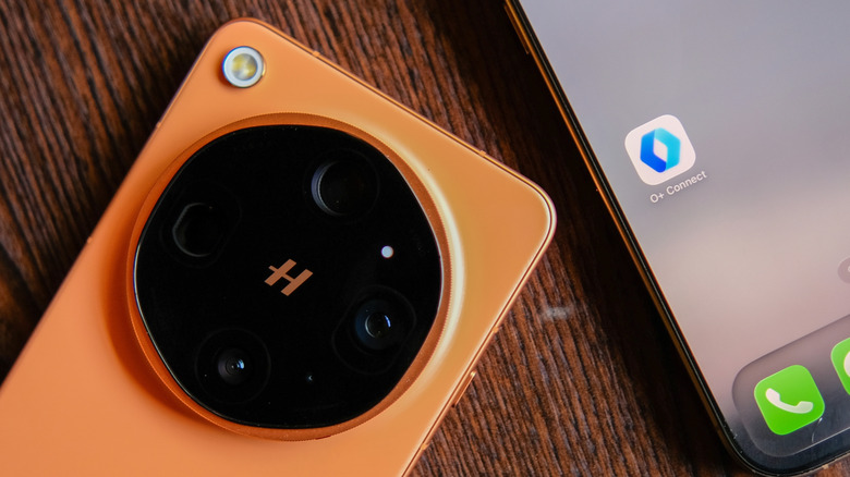 Close up of the Find X9 Ultra's camera module