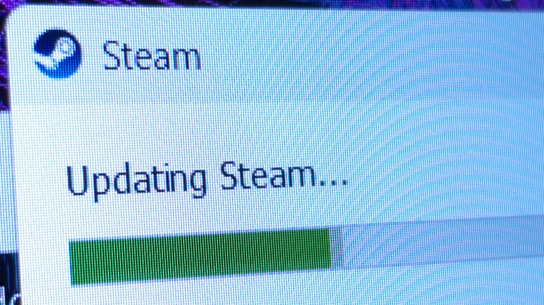 Steam store application updating