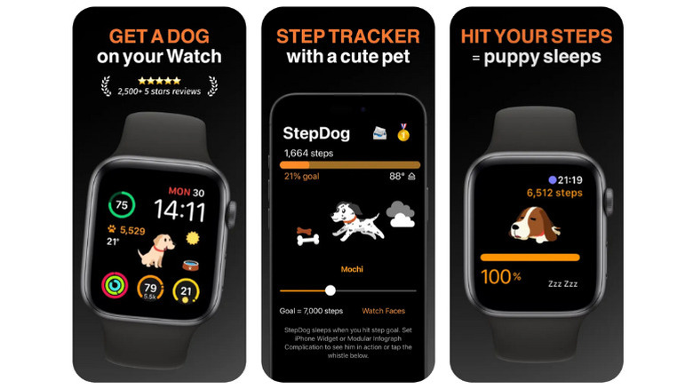 StepDog Step Tracker and Watch Face App