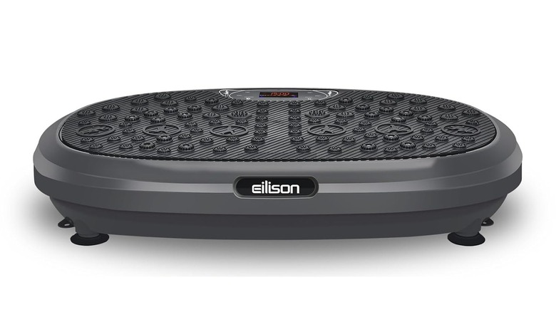 The Eilison FitMaxx 3D XL Vibration Plate Exercise Machine on a white background.