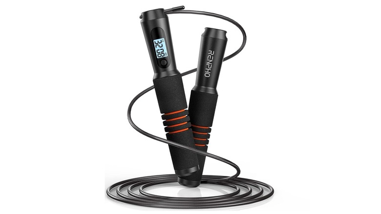 The Renpho Smart Jump Rope on a white background.