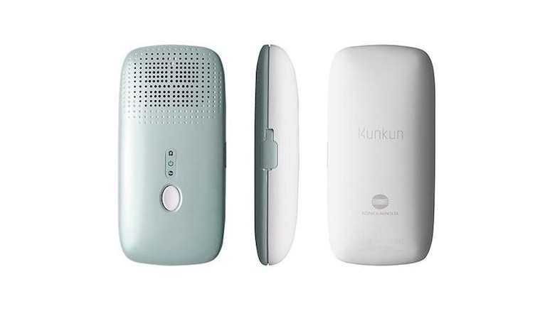 The KunKun body odor meter against a white background