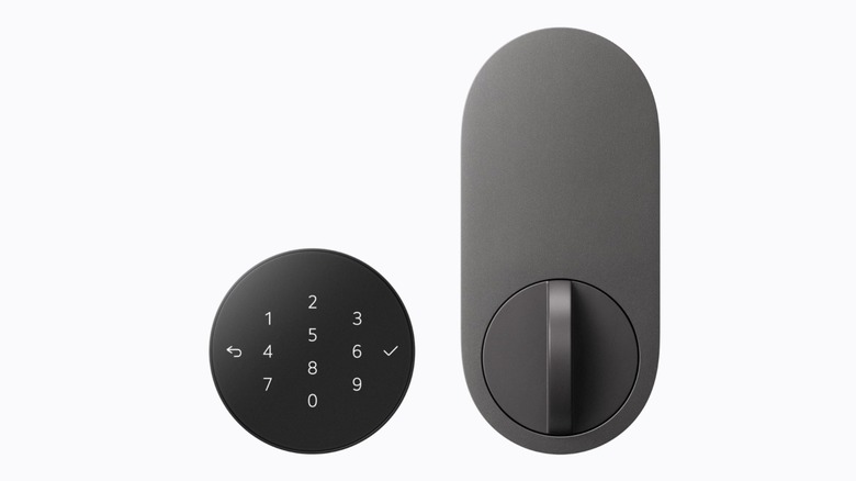 Mockup fo LG's smart lock made for Apple's Home ecosystem