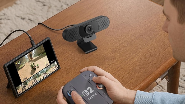 Webcam connected to Switch 2
