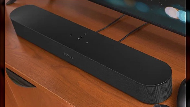 Black Sonos soundbar