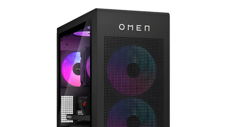 HP Omen desktop tower display