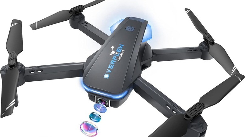 The Hiturbo S20 Drone on a white background