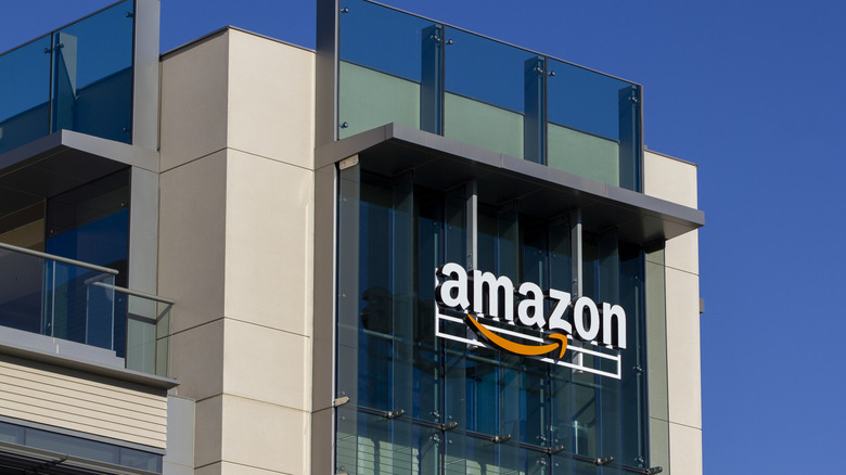 Amazon campus building in Palo Alto.