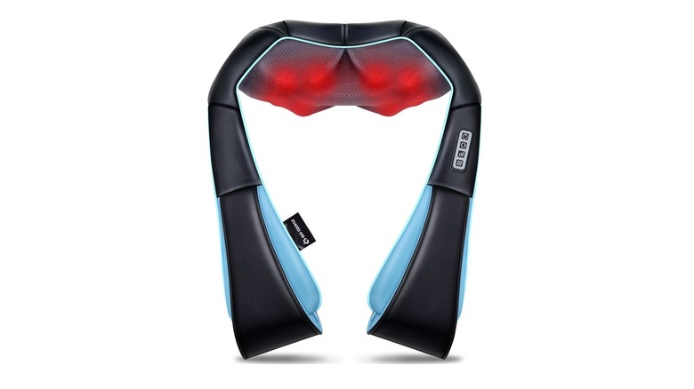 The Mo Cuishle MO-BLT-010 Shiatsu neck and back massager on a white background.