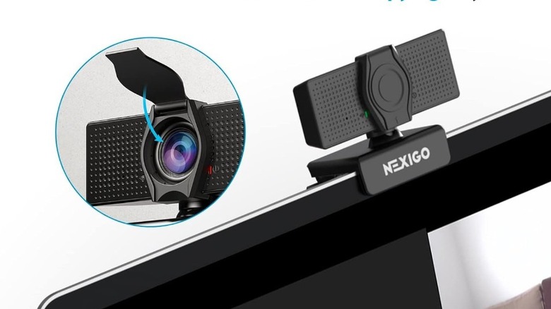 The NexiGo N60 webcam on a white background.