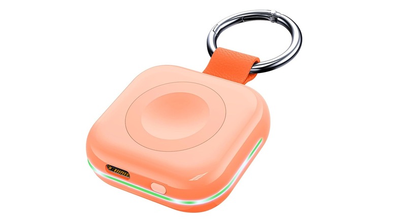 The HUOTO D11 power bank for Apple Watch against a white background.