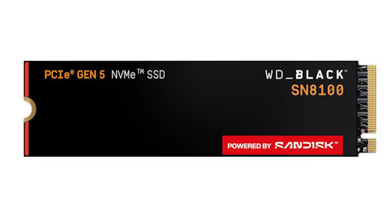 SanDisk WD Black SN8100 SSD card