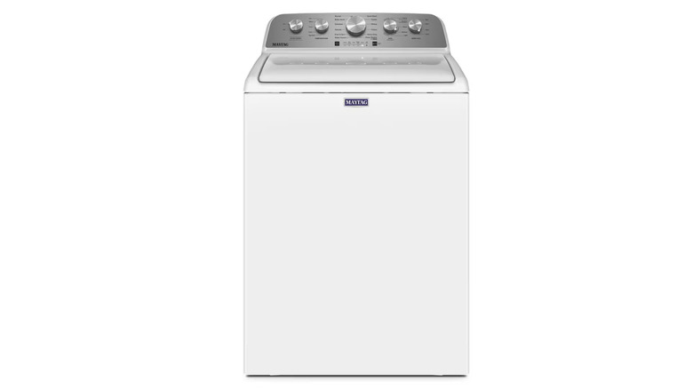 White Maytag top-loader washing machine