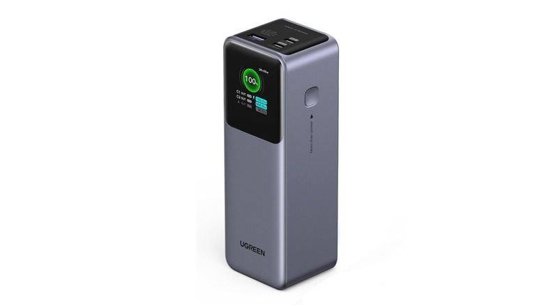 The Ugreen Nexode 25,000mAh 200W power bank on a white background.