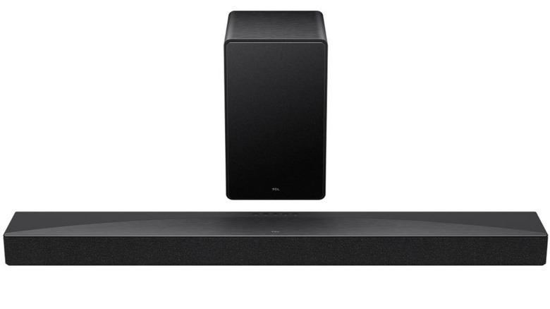 TCL Q6CH soundbar with subwoofer