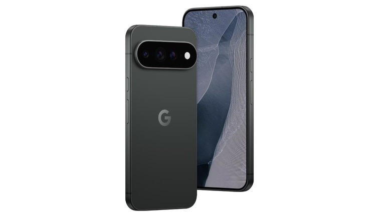 The front and back of the Google Pixel 11 Pro XL smartphone on a white background.