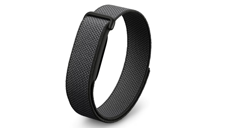 The Google Fitbit Air on a white background.