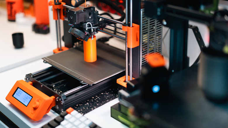 Pursa printer on a workbench