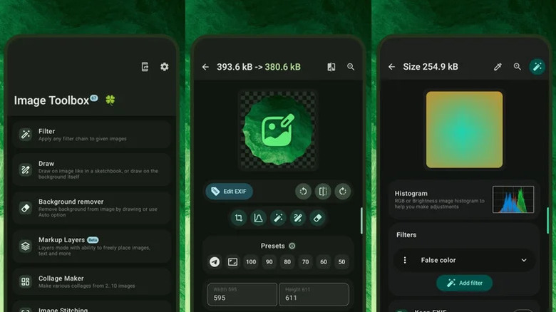 Image Toolbox app interface