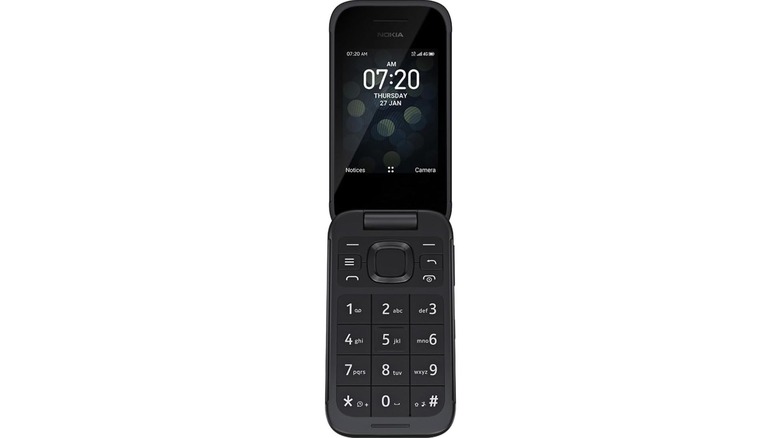 A product render of the Nokia 2780 Flip phone