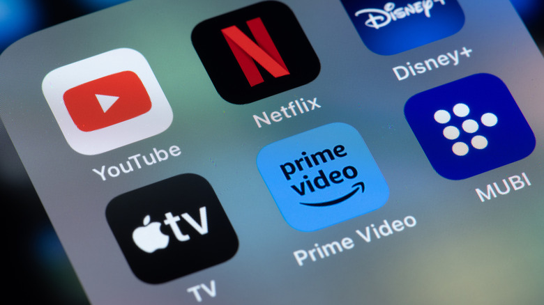 Popular TV streaming app icon on a phone