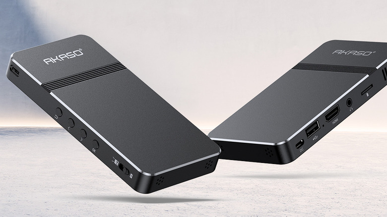 Mini Projector in the frame