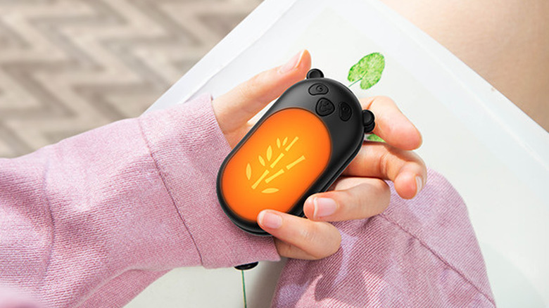 Hand Warmer Held in a Palm