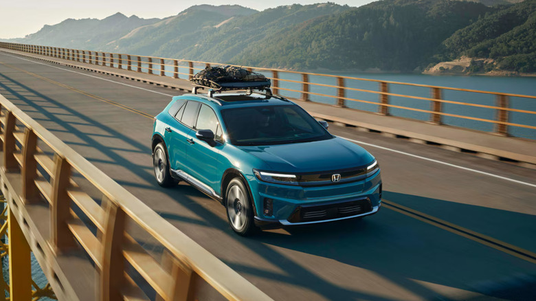 The Honda Prologue out on a road trip