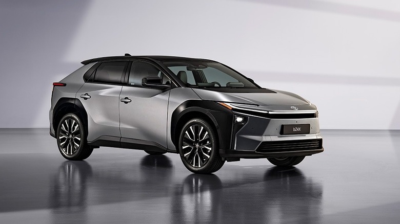 A professional photo of the Toyota bZ4X