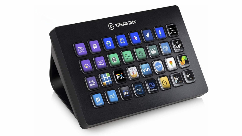 Elgato Stream Deck XL on a white background