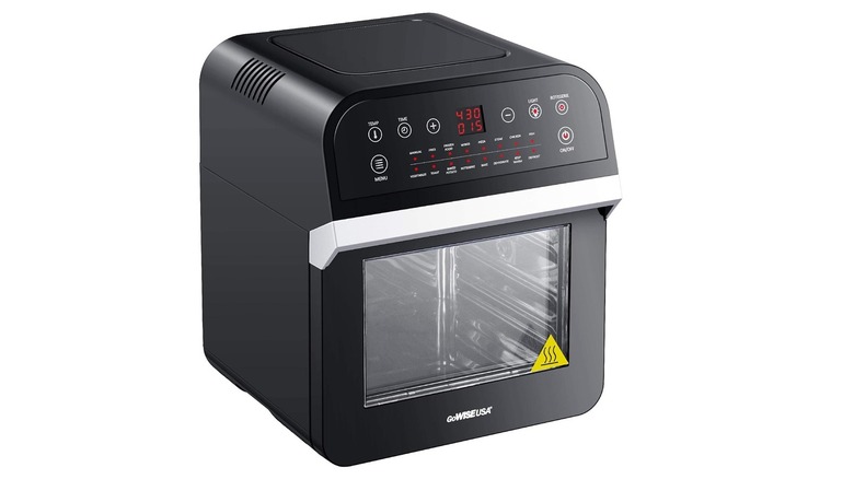 The GoWise USA Deluxe GW44800 toaster oven on a white background.