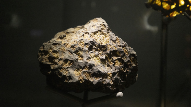 meteorite museum exhibit